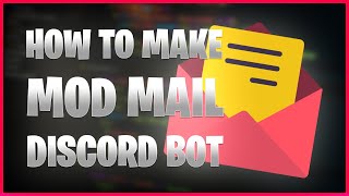 How To Make A ModMail Bot on Discord On Replit  Odd Coder [upl. by Gruver]