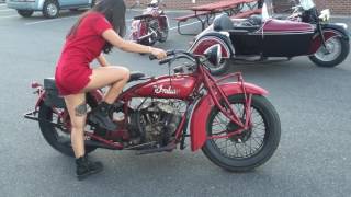 Indian AA 1929 101 Scout Cruise  Indian Motorcycle of Springfield [upl. by Pantin]