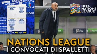 🇮🇹I CONVOCATI DI SPALLETTI PER LA NATIONS LEAGUE 2425 BELGIOFRANCIA [upl. by Timmie783]