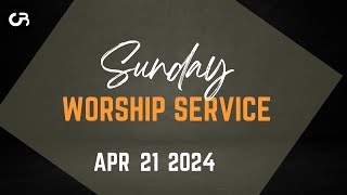 Cross bearers Church  Sunday Worship Service  21st April 2024 [upl. by Ecirtnahs]