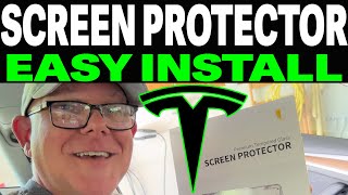 StepbyStep Guide Installing Tesla Screen Protector [upl. by Yhtomot541]