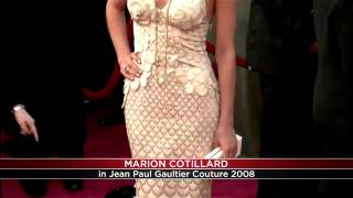 THROWBACK THURSDAY Marion Cotillard at the Oscars in Jean Paul Gaultier Couture [upl. by Joiner]