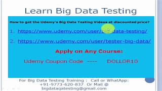 Big Data Testing  Hive Training Classes  Part 4 [upl. by Ita478]