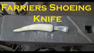 Forging a Farriers Knife [upl. by Aniz559]