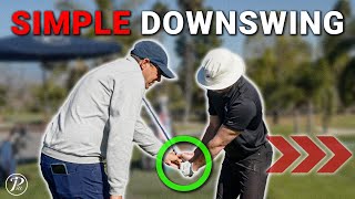 The SIMPLE Downswing Sequence To Hit STRAIGHTER Shots [upl. by Rhodie]