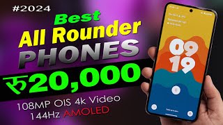 Top 5 Best 5G Phones Under 20000 January 2024 144Hz 3D 108MP OIS 4K  Best Phone Under 20000 [upl. by Nnylear]