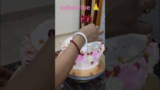 1m nozzle side flowers design  fondant star sticks cake  fondant star cake decoration shorts yt [upl. by Sou]