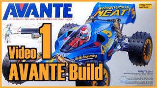 Tamiya AVANTE Build  Video 1  Steps 16 [upl. by Neggem375]