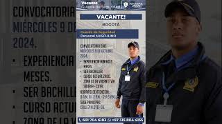 🛡️ SEGURIDAD LAGUS  VACANTE GUARDA DE SEGURIDAD [upl. by Aniral]