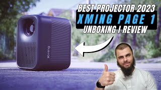 Best projector 2023 under 300 Xming Page One Unboxing I Review I YouTube I Gaming test [upl. by Yslek]