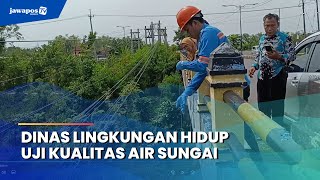 KOTA MADIUN  Dinas Lingkungan Hidup Uji Kualitas Air Sungai [upl. by Einoj]