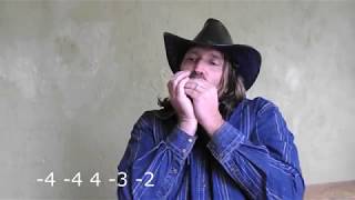 Texas country music Harmonica C tabs backing track [upl. by Pauiie]