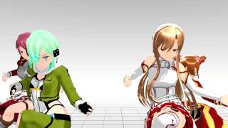 ソードアート・オンライン【Sword Art Online  Drop It】MMD [upl. by Athallia]