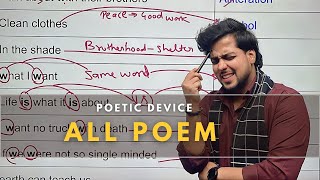 Poetic Device class 12 all poem  all poetic Device in one shot class 12 by Rahul Dwivedi [upl. by Espy]