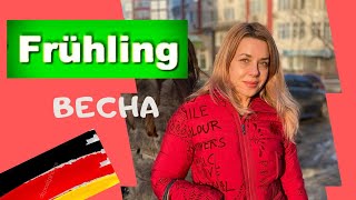 Frühling ВЕСНА на немецком  описать погодуJahreszeiten shorts [upl. by Onidranreb]