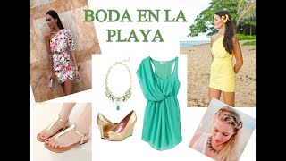 como vestir para una boda en la playa [upl. by Neel]