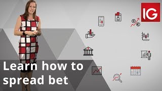 How to spread bet  How to trade with IG [upl. by Lekzehcey]