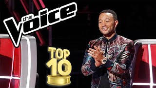 THE VOICE USA TOP 10 MALE BLIND AUDITIONS OF ALL TIME [upl. by Greyson]