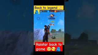 Back to legend💪🏻🫂RaiStar TotalGaming093GyanGaming MrBeastLOKESHGAMER viralvideosfre [upl. by Schnorr]