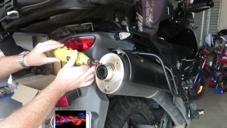 VStrom Exhaust Modification  quotHow toquot [upl. by Agueda228]