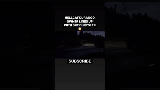 Hellcat Durango Owner Exposes SRT Chrysler👀 hellcat latenight srt cars cartok hemi foryou [upl. by Airdnaxela]