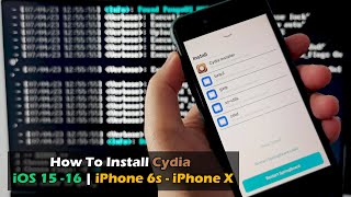 How To Install Cydia iOS 150 1651  iPhone 6s  iPhone X With Cydia Installer [upl. by Avid]