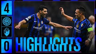 CALHANOGLU ARNAUTOVIC LAUTARO E MEHDI ⚽⚽⚽⚽  INTER 40 STELLA ROSSA  HIGHLIGHTS  UCL 2425 🖤💙 [upl. by Vipul]