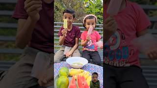 Icecream eating show comedy funny food foodie krishnaavyu shortvideo funnytwist 3dnimation [upl. by Zap]