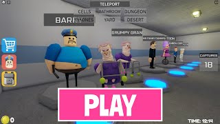 LIVE  PLAYING As NEW Barry MORPHS also USING POWERS NEW ROBLOX BARRYS PRISON RUN V2 OBBY [upl. by Linnell915]