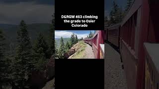 DampRGW 463 climbing the grade to Osier Colorado [upl. by Alehc906]