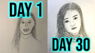 Learn to Draw Portraits in 30 Days  Hobbyist Challenge [upl. by Irec]