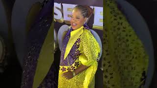 TOYIN ABRAHAM AT FEMI ADEBAYO SEVEN DOORS MOVIE PREMIERE [upl. by Coulson151]