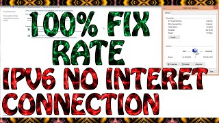 How to FIX IPV6 No Network Access  WORKS EVERY TIME [upl. by Labotsirc651]