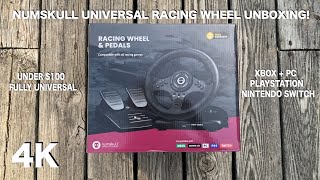 Numskull Racing Wheel Unboxing Sim Racing Under 100 [upl. by Brookner]