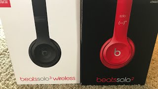 Beats solo 2 vs Beats solo 3 wireless [upl. by Ahsikahs310]