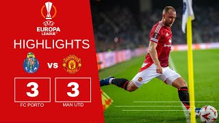 FC PORTO 33 MANCHESTER UNITED Highlights  Uefa Europa League 202425 [upl. by Alyahsal]