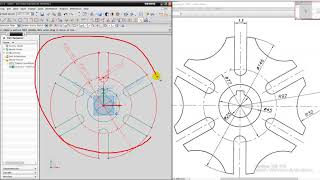 Level2 UG NX Sketch example 3  inferred DimensionsD and ConstrainsC [upl. by Haynor]