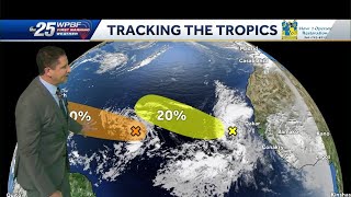 Two tropical disturbances across the Atlantic [upl. by Aikyn]