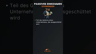 Passives Einkommen 💸 – So verdienst du mit Dividenden Geld [upl. by Peednus351]