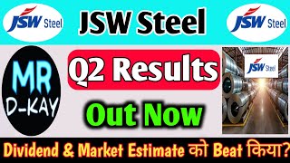 JSW Steel Q2 Results 2025  JSW Steel share latest news  JSW Steel Q2 Results [upl. by Onirefes907]