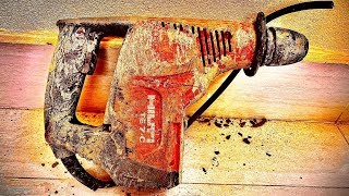 Restoration Hammer Drill ⒽⒾⓁⓉⒾ TE 7C Electric 5K Germany Old  Restore Hammer Drill HILTI [upl. by Eitsirhc]