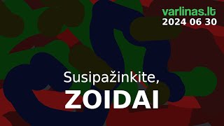 Varlinas tiesiogiai  2024 06 30  Susipažinkite Zoidai  Klausimai  atsakymai [upl. by Marius]