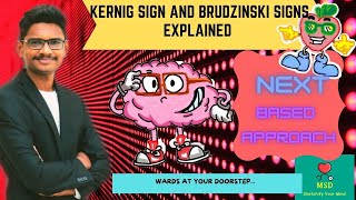 Kernigs and Brudzinskis sign explained with demonstration  Clinical Neuro  NEXT based approach [upl. by Eltsyrk195]