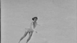 Tenley Albright 1953 US Nationals filmed by Howard Craker [upl. by Rickart]