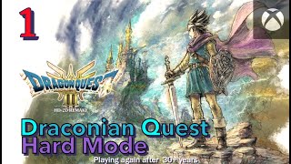 01 DRACONIAN QUEST MODE  XBOX  DRAGON QUEST III  NO COMMENTS [upl. by Tekcirk]