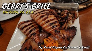 Gerrys Grill  Top Rated Filipino Restaurant amp Bar  San Diego CA USA  Food Tour [upl. by Petey520]