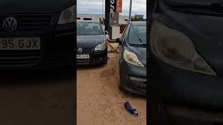 GASOLINERAS DE PAIPORTA DESTROZADAS POR LA DANA NO HAY GASOLINA EN TODO EN PUEBLO VALENCIA ESPAÑA [upl. by Llerrej859]