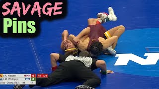 15 of the Most Savage Pins from 2023 NCAAs [upl. by Ahcila57]