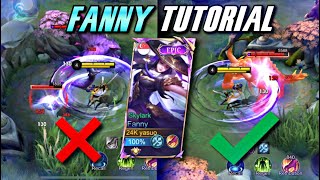 THINGS YOU NEED TO DO WHEN USING FANNY IN RANK FANNY TUTORIAL  MLBB [upl. by Green821]