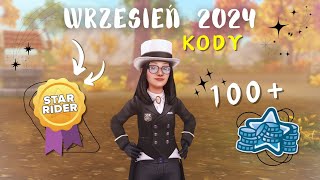 DZIAŁAJĄCE KODY NA WRZESIEŃ 2024 STAR STABLE ONLINE [upl. by Okiam]